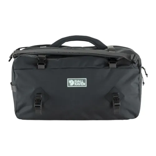 Fjallraven Нейлоновая дорожная сумка 45 л унисекс черного цвета