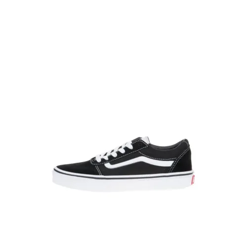 Vans Ward Детские Скейтбординги Низкий Топ Черный/Белый Kids