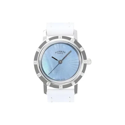 HERMES Кварцевый механизм, женские наручные часы Clipper, 24 мм, синий