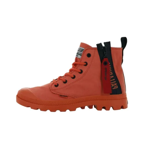 Palladium Pampa противоскользящие устойчивые к истиранию высокие кеды унисекс апельсин