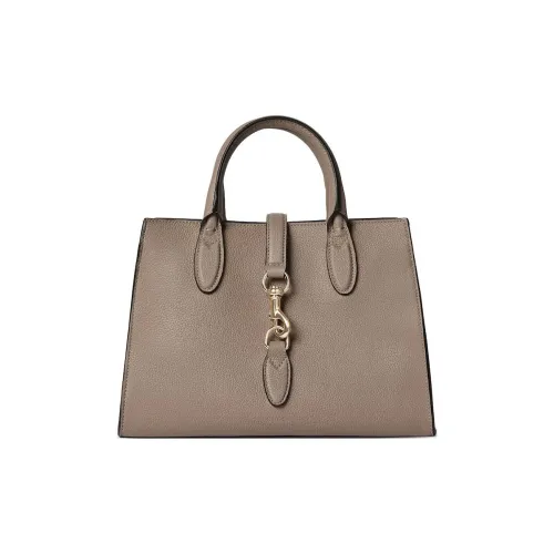 GUCCI Кожа Тоут Сумка Сумка для покупок Сумка на плечо Сумка среднего размера Женская Тауповая