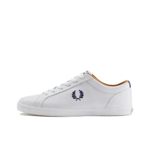 FRED PERRY Baseline Low Топ Скейтборд Кроссовки Мужские Белые
