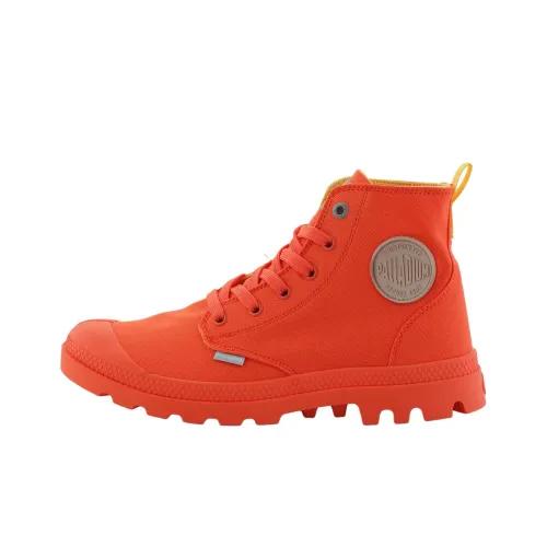 Palladium Pampa противоскользящая устойчивая к истиранию высокая повседневная обувь для мужчин цвет апельсин