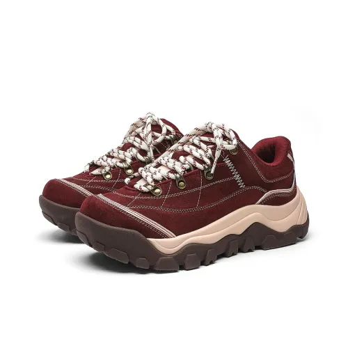 KUNGFUDEER Cool Play Collection Противоскользящий устойчивый к истиранию низкий топ ангорский красный унисекс