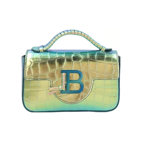 BALMAIN B Buzz Кожа Сумка Сумка через плечо Сумка через плечо Мини Женская Многоцветная