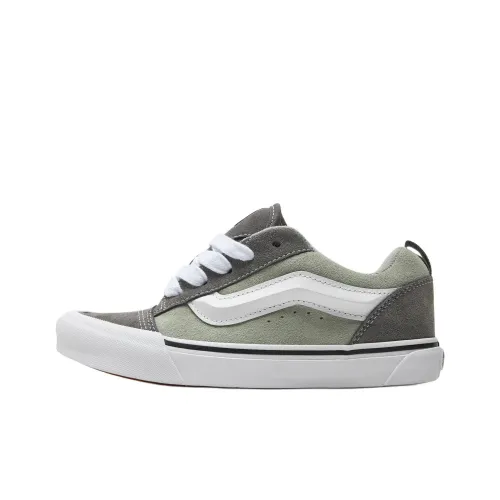 Vans Knu Skool Детские Скейтбординги Низкий Топ Серый Школьный возраст