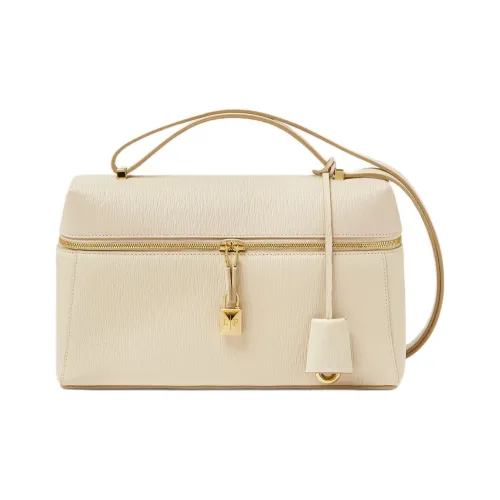 Loro Piana Extra Bag Коровья кожа Сумка на плечо Женская Свет Protease Sun Золотой