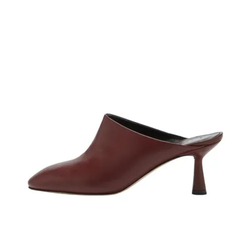 Aeyde Домашние тапочки 6,5 см Женские Коричневый