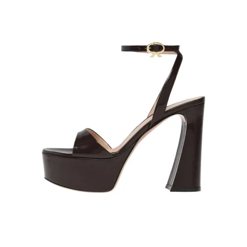 GIANVITO ROSSI Nancy one Ремень Сандалии 7 см Женские Темно-красный