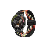 [Магнитная застежка | Вязаные ткани Loop] Черная радуга