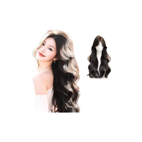 WANWANFENG Длинные волосы Вечер Прохладный ветер Большая волна Парики