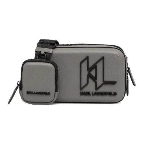 Karl Lagerfeld ПУ (полиуретан) Сумка через плечо Стандартная Мужская Серый