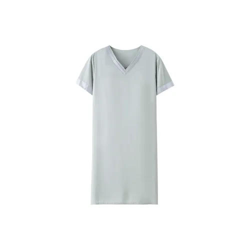 Qin Jing Ночная сорочка Женская Зеленая