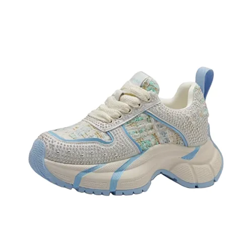 JESSICA SOPHIA Низкий топ толстая подошва кроссовки женские