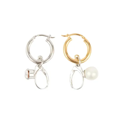 MM6 Maison Margiela Брассовые серьги Женские