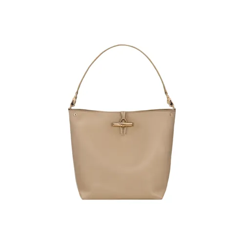 LONGCHAMP Телячья кожа Сумка Hobo Средняя Женская Хаки