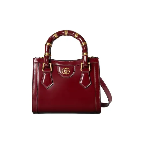 GUCCI Diana Кожа Сумка Мини Женская Красная