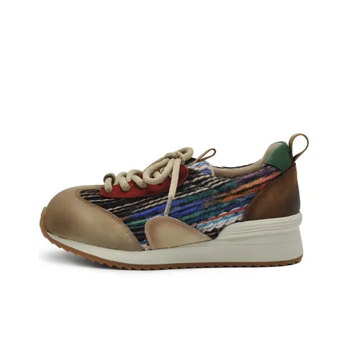 ARTMU Низкий топ повседневный женский светлый хаки