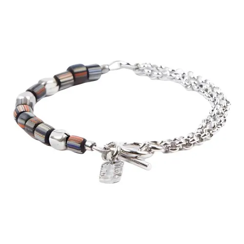 Paul Smith Стекло Браслеты Мужской Серебряный