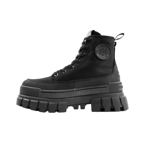 Палладий Revolt Slip-Resistant Abrasion-Resistant MID Топ Повседневная Обувь Унисекс Черный