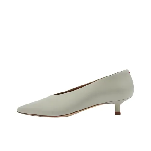 Aeyde Clara Низкий каблук Высокий каблук 3,5 см Женский Бежевый