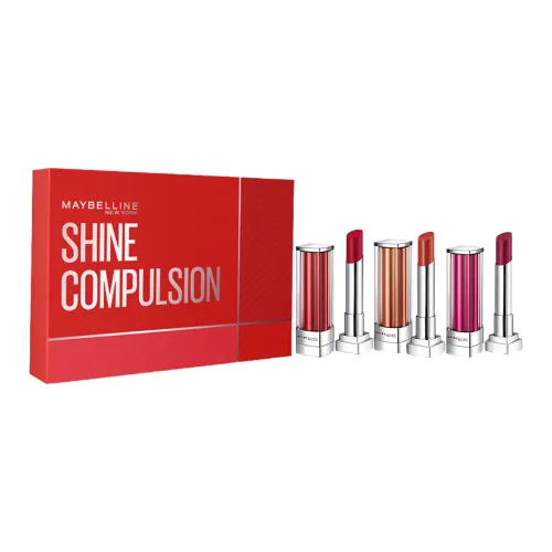 Maybelline Искрящийся Коробка с Мини Световой Лампочкой Дизайн Помады Питательная Цвет лица Увлажняющая 3г+3г+3г