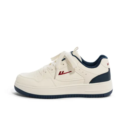 Warrior Slip-resistant Abrasion-resistant Легкий Low-Top Скейтборд Кроссовки Unisex Бежевый Темно-Синий Красный