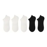5 пар (Белый + Черный, 4 см)