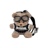 Темно-синий узор "гусиная лапка"