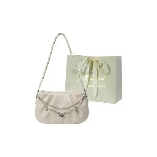 JIANGLIDA ПУ (полиуретан) Сумка через плечо Сумка на плечо Стандартная Женская Экрю Светлый хаки Черный