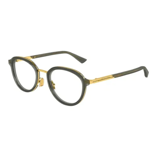 Bottega Veneta Металл Переработанный ацетат Нерегулярная форма Оправы для очков Унисекс Черный