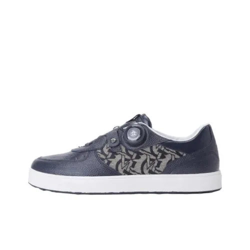DESCENTE Monogram GARAPOGOS Slip-resistant Abrasion-resistant Low Top Casual Shoes Men's Blue DESCENTE Monogram GARAPOGOS Противоскользящий Устойчивый к истиранию Низкий Топ Повседневная Обувь Мужская Синяя