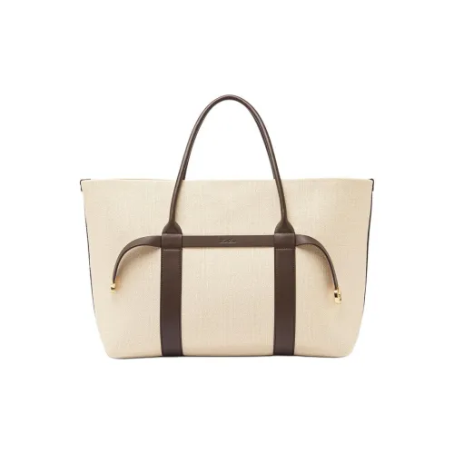 Loro Piana Ghiera Тутовый шелк Одно плечо Сумка Большая Женская Кремовая Амбер