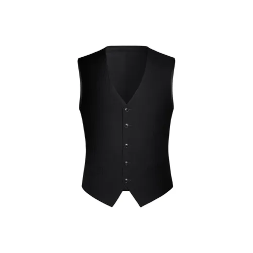 SKARO Жилет Мужской Черный Елочка SKW1511