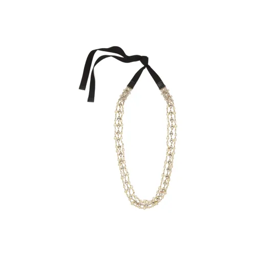 'S MAX MARA Акрил Смола Металл Стекло Стразы Хлопок Ремень Мужской Золотой