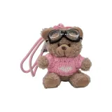 Розово-белый свитер с сердцем