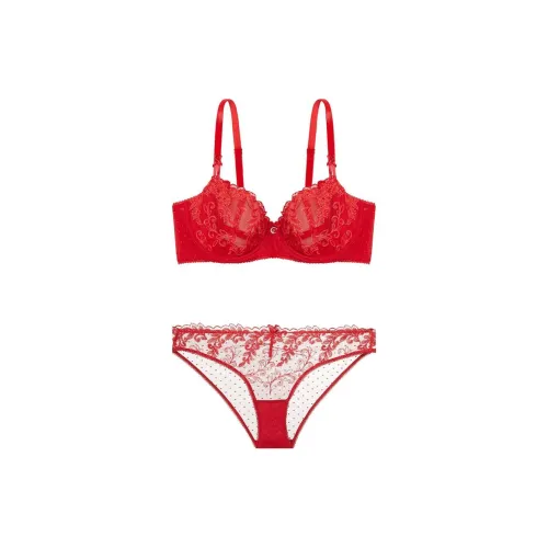 Victoria's Secret Комплект нижнего белья для женщин красный