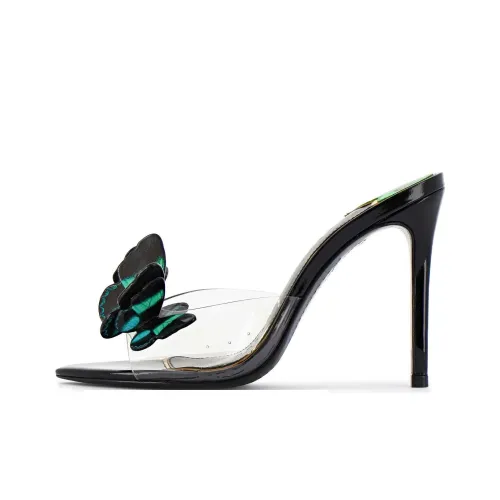 SOPHIA WEBSTER Vanessa Слипоны 10 см Женские Черный