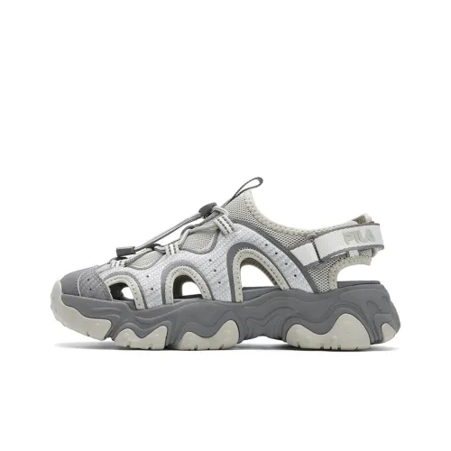 FILA FLUID 5 SANDAL Пляжные сандалии Франция Дубовый коричневый/Космическое серебро Женские