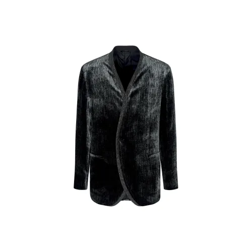 EMPORIO ARMANI Бизнес-костюм Пальто Мужской Темно-синий