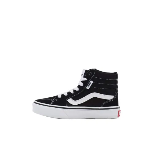 Vans Filmore High Топ Kids Lifestyle Shoes Черный Белый Детский