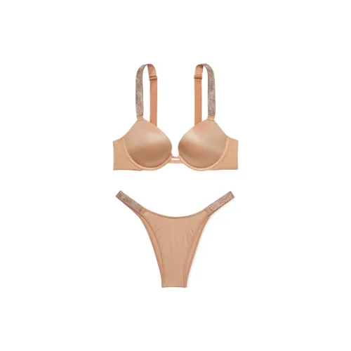 Victoria's Secret Комплект нижнего белья для женщин коричневый