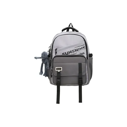 NOMK Нейлон Рюкзак Унисекс Серый Хаки Черный Белый Синий