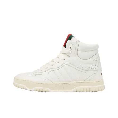 GUCCI RE Web High Топ Скейтборд Кроссовки Женские Белые
