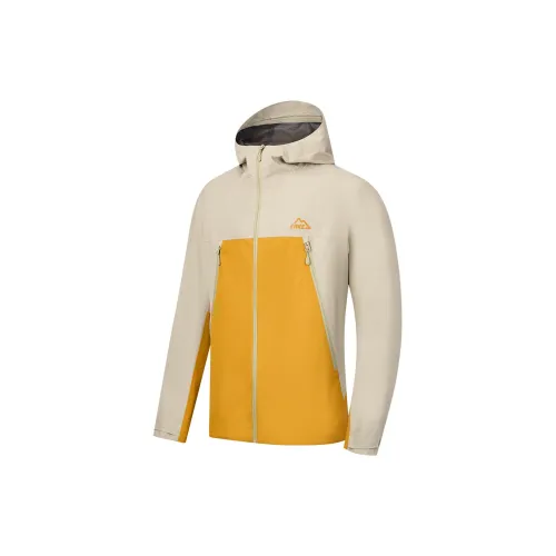 Erke Куртка Унисекс MU Хаки Бледно-грушевый Желтый