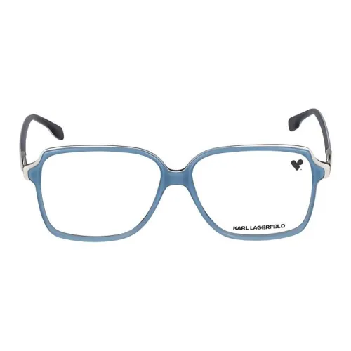 KARL LAGERFELD Пластик Прямоугольные Оправы для очков Женские Синие