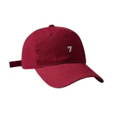 Бургунди [Числа 7 Вышивка Бейсболка]