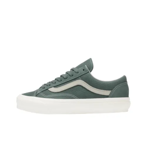 Vans Premium Old Skool Скейтборд Кроссовки Низкие Зеленые Унисекс