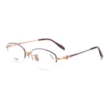 Фиолетовый | Розовое золото-C06 Только оправа