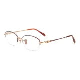 Кофе | Розово-золотой-C32 & Защита от синего света 0 диоптрий Без рецепта Линзы